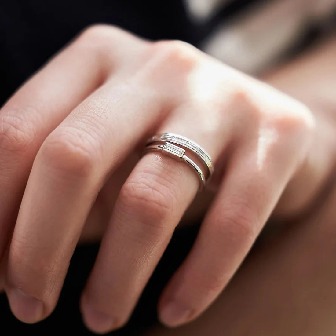 Gold Ring with Diamonds