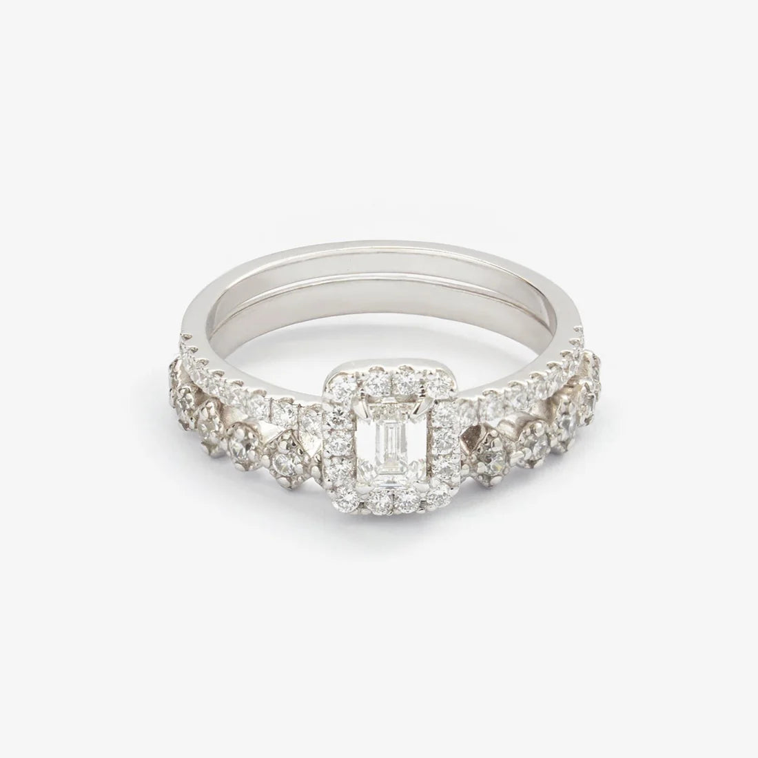 Gold Rings set with Diamonds