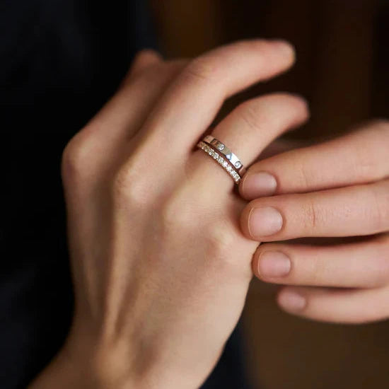 Gold Ring with Diamonds