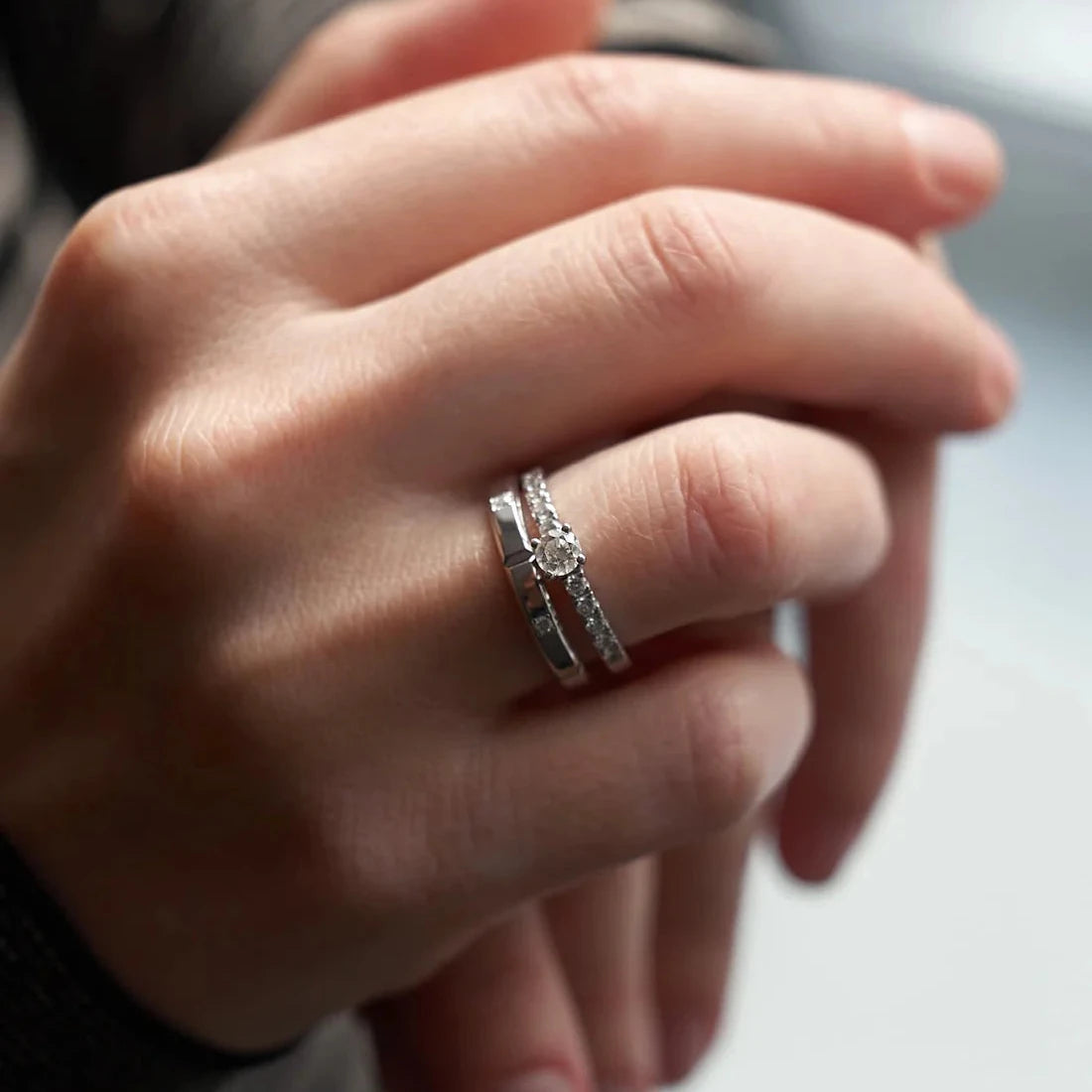 Gold Ring with Diamonds