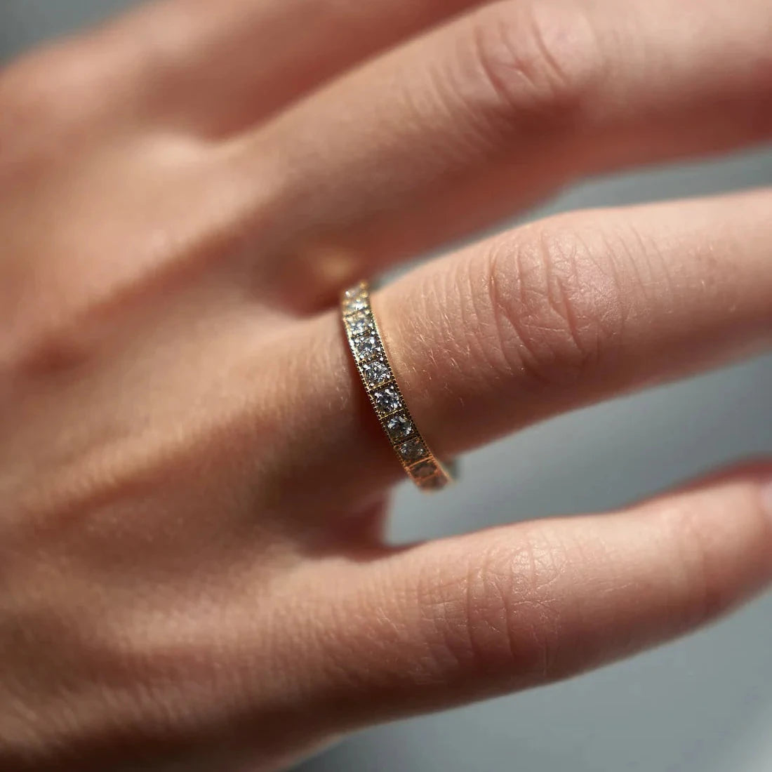 Gold Ring with Diamonds