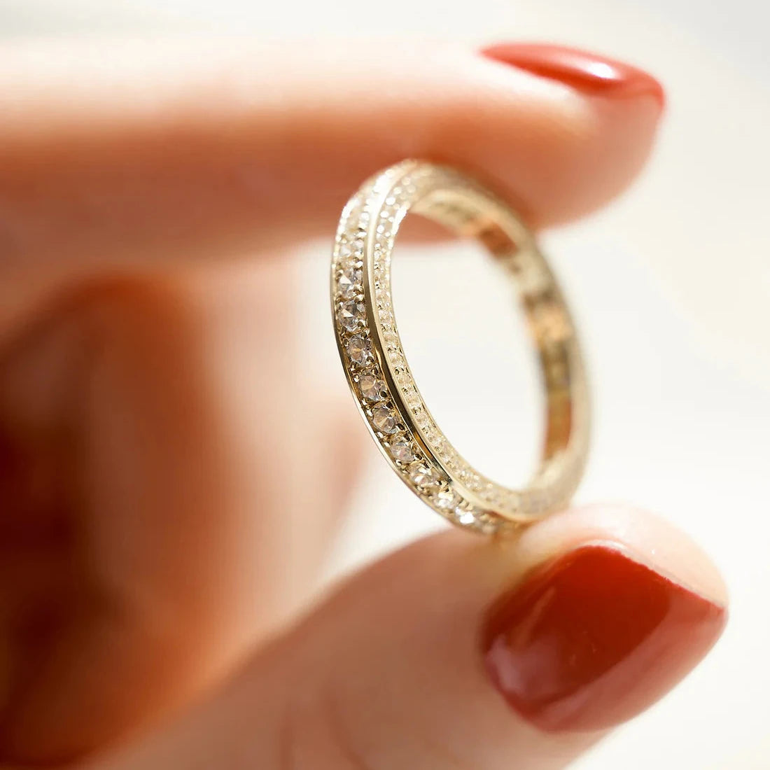 Gold Ring with Diamonds