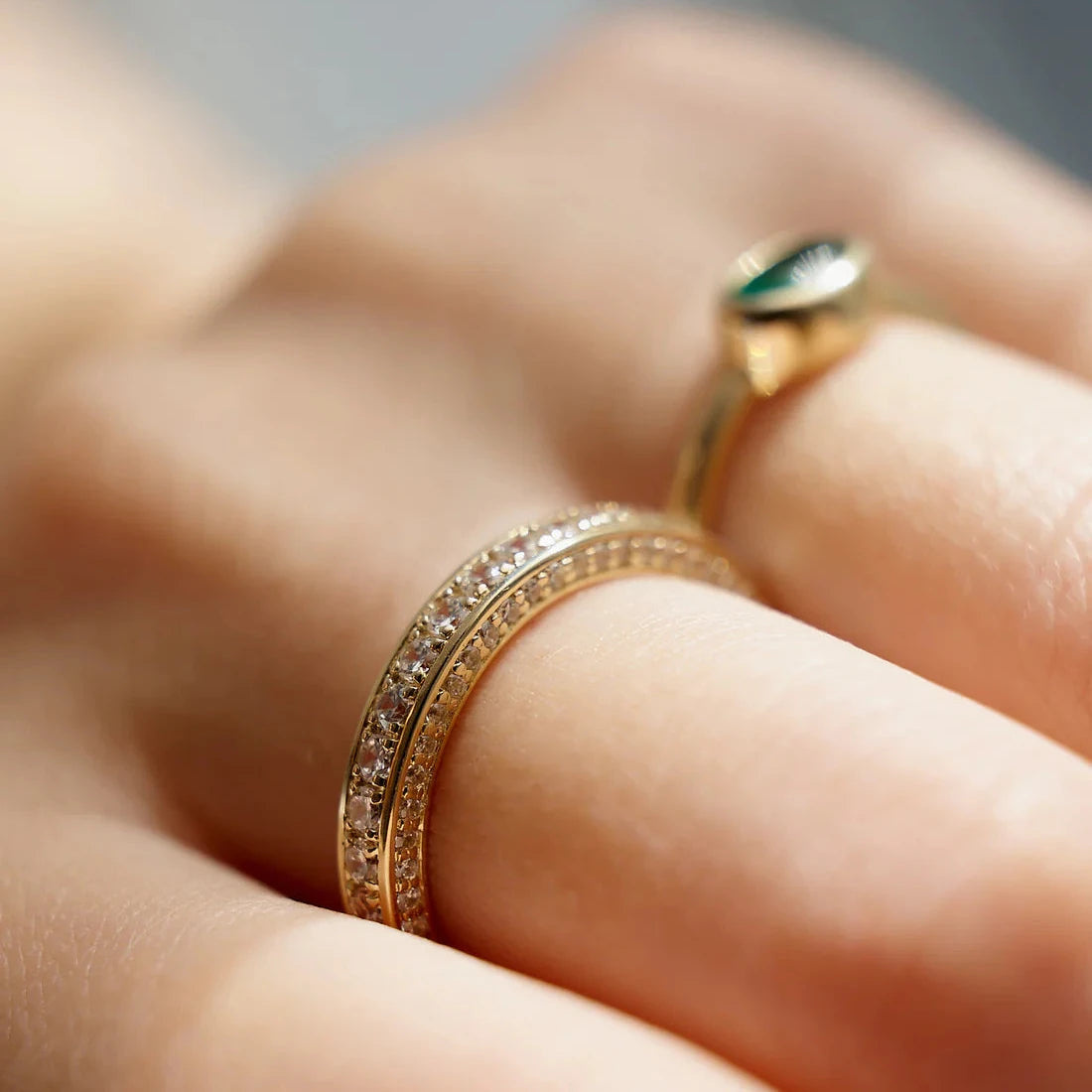 Gold Ring with Diamonds