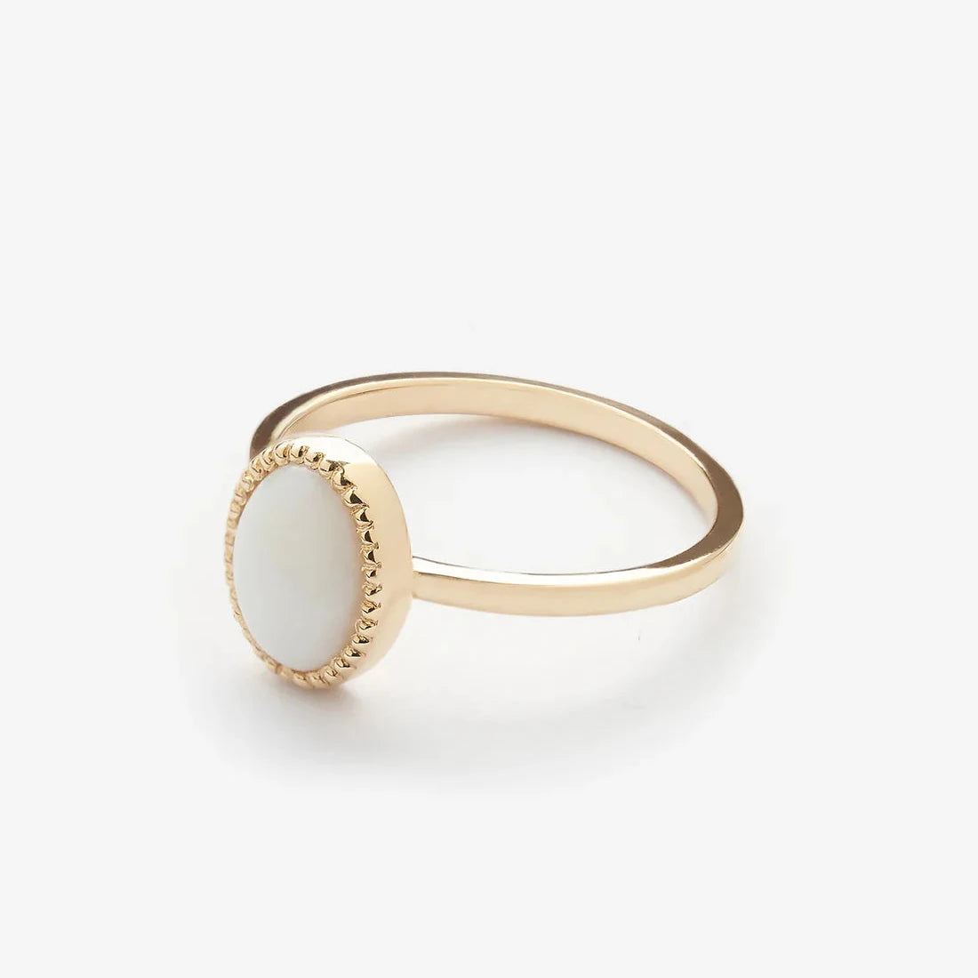 Gold Ring with Oval Opal