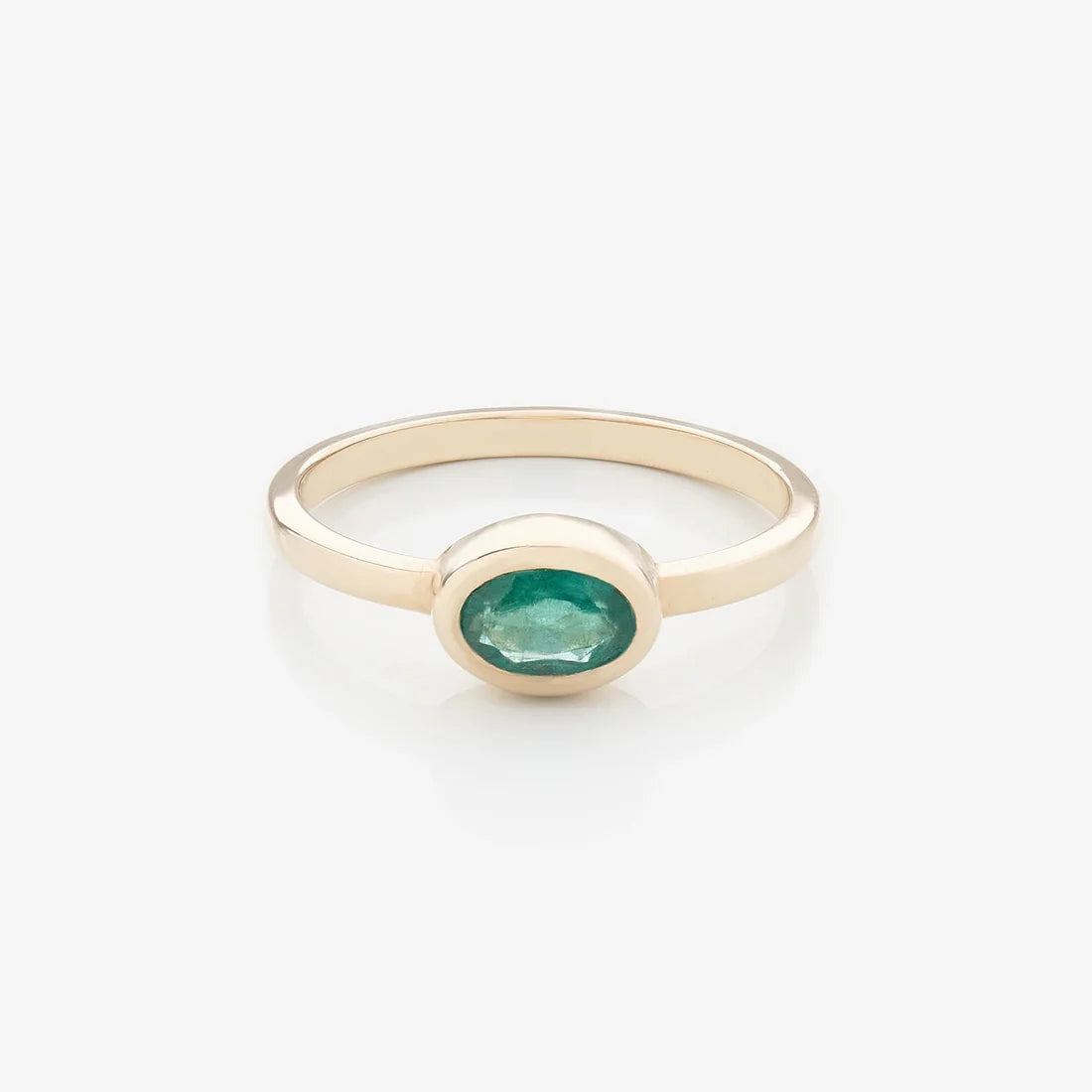 Gold Ring with Emerald