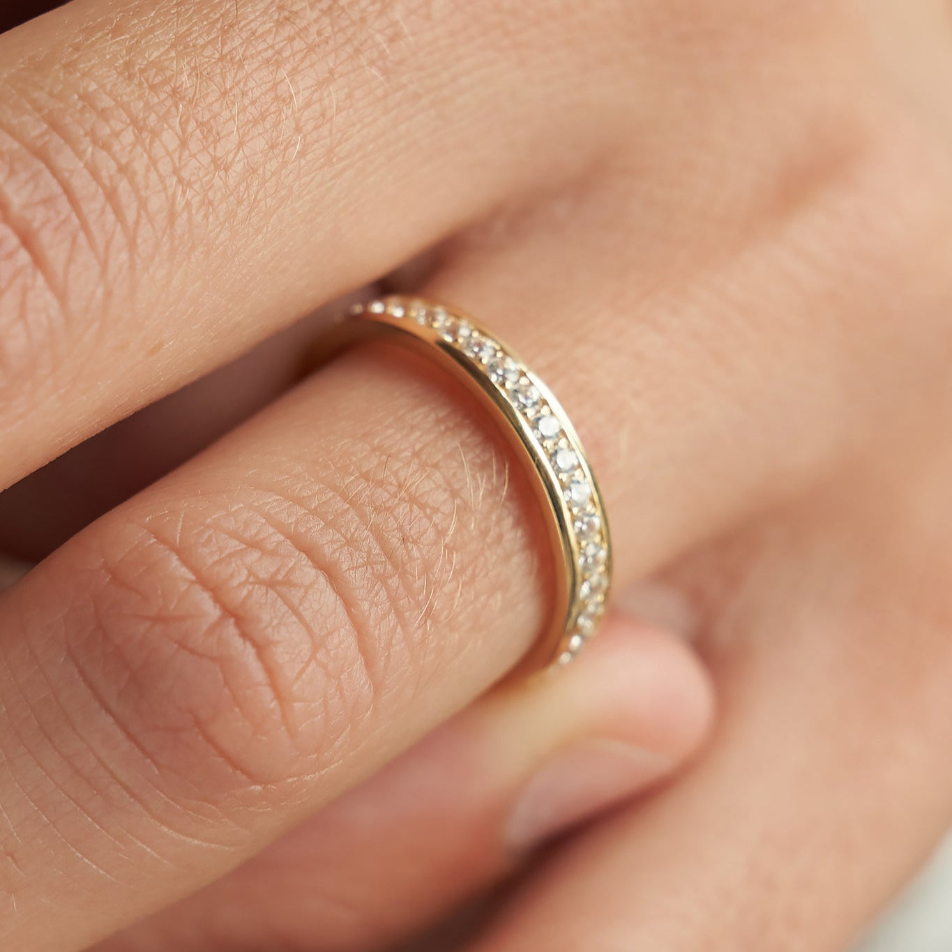 Gold Ring with Diamonds