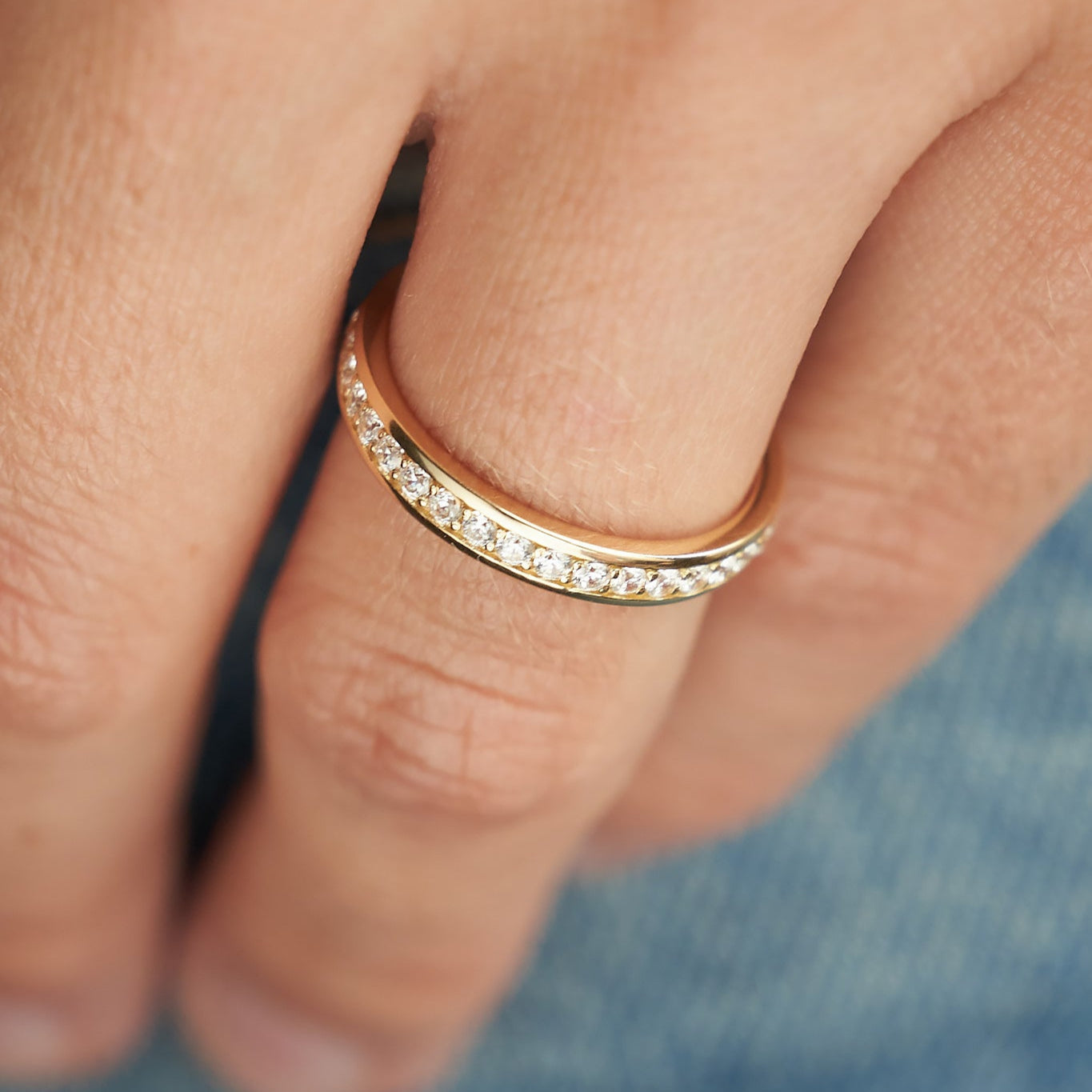 Gold Ring with Diamonds