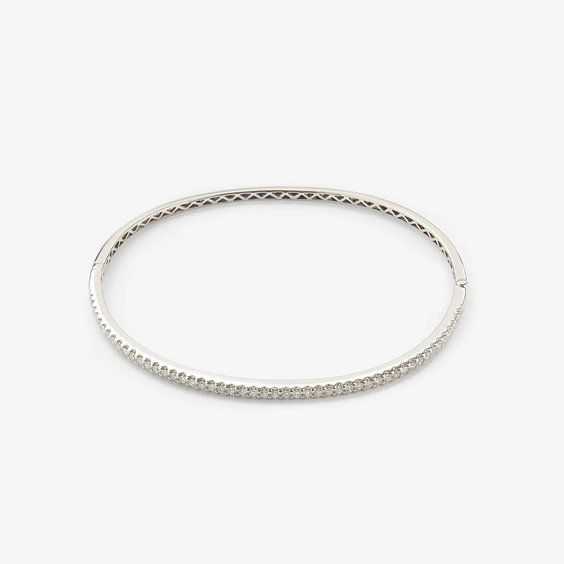 Gold Hard Tennis Bracelet with Diamonds