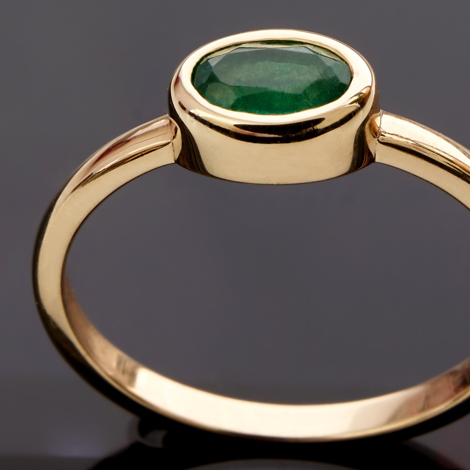 Gold Ring with Emerald
