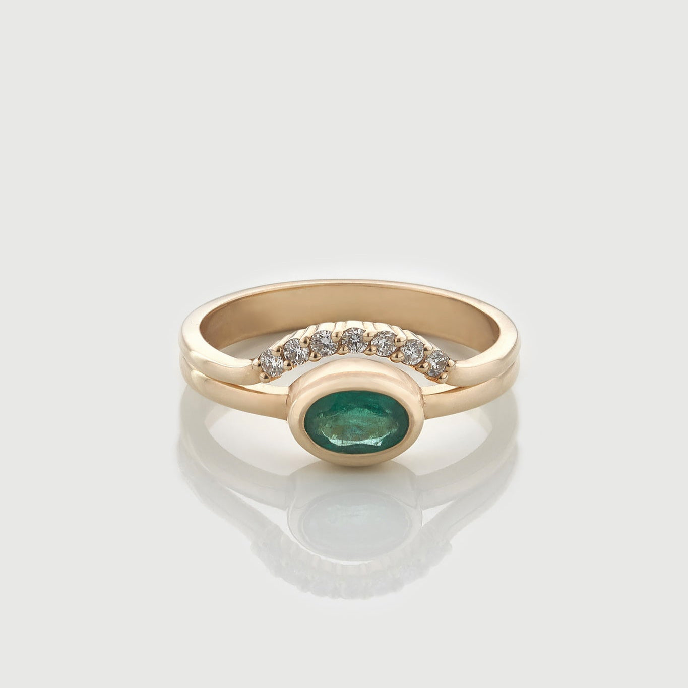 Gold Ring with Emerald