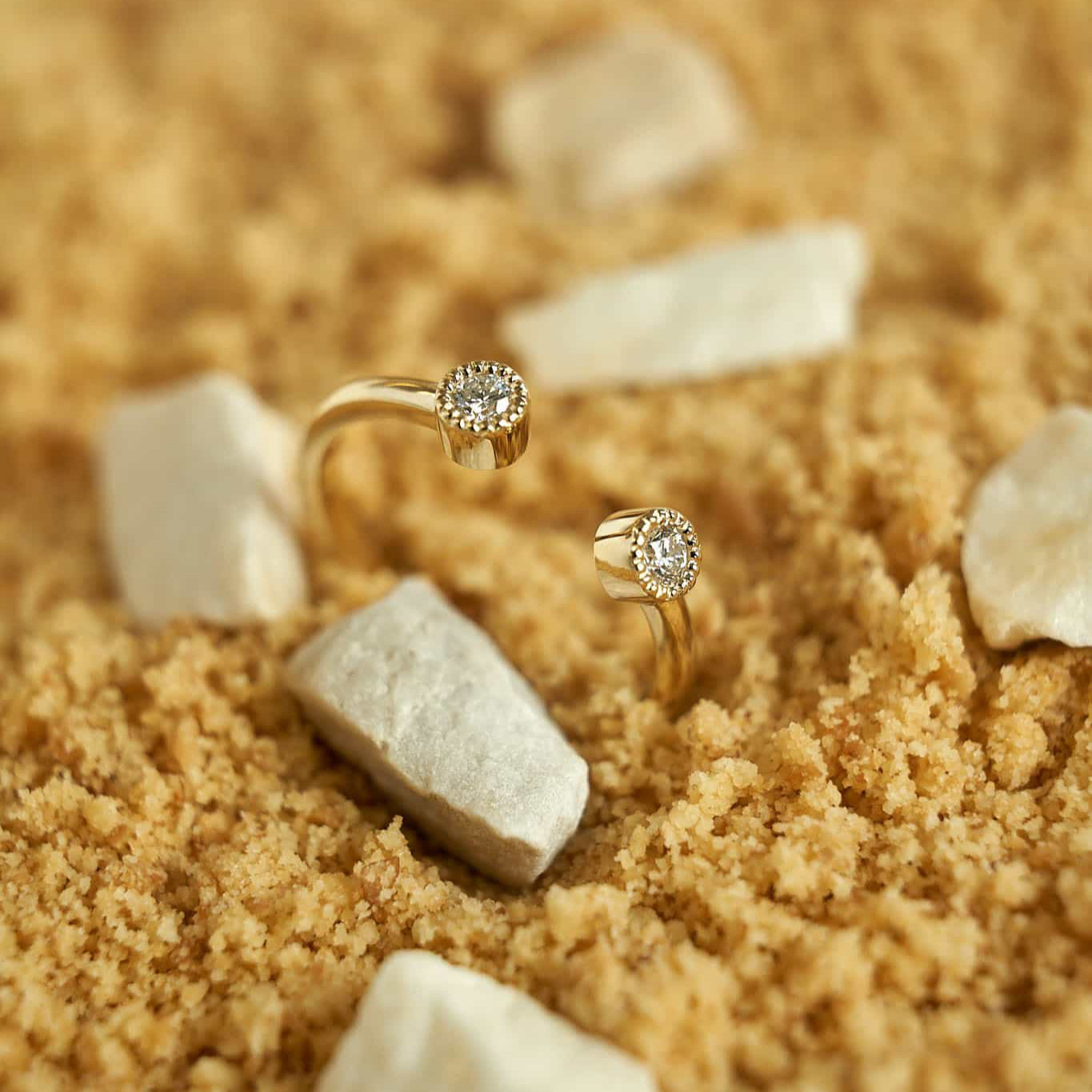 Gold Ring with Diamonds