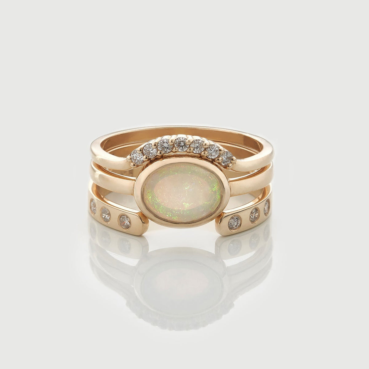 Gold Ring with Diamonds