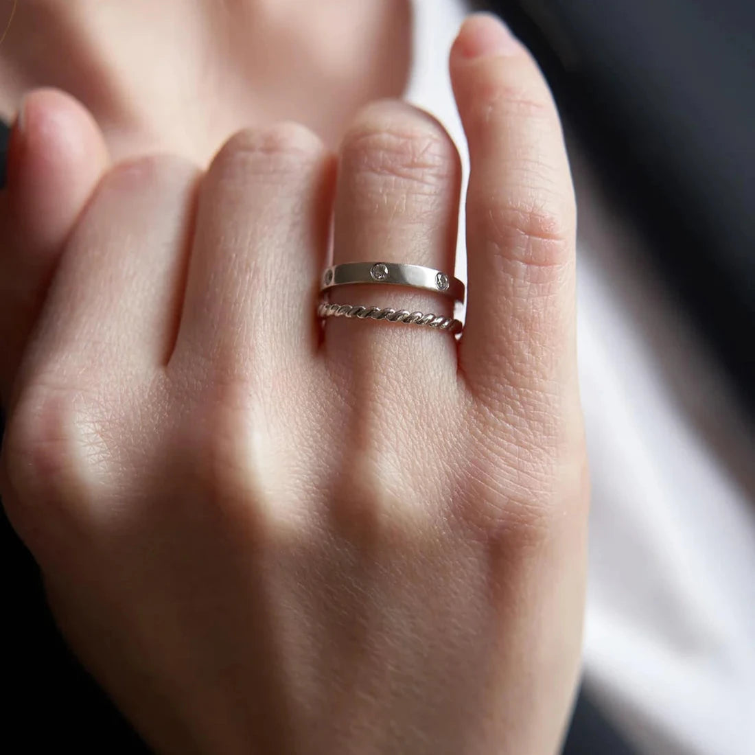 Gold Ring with Diamonds