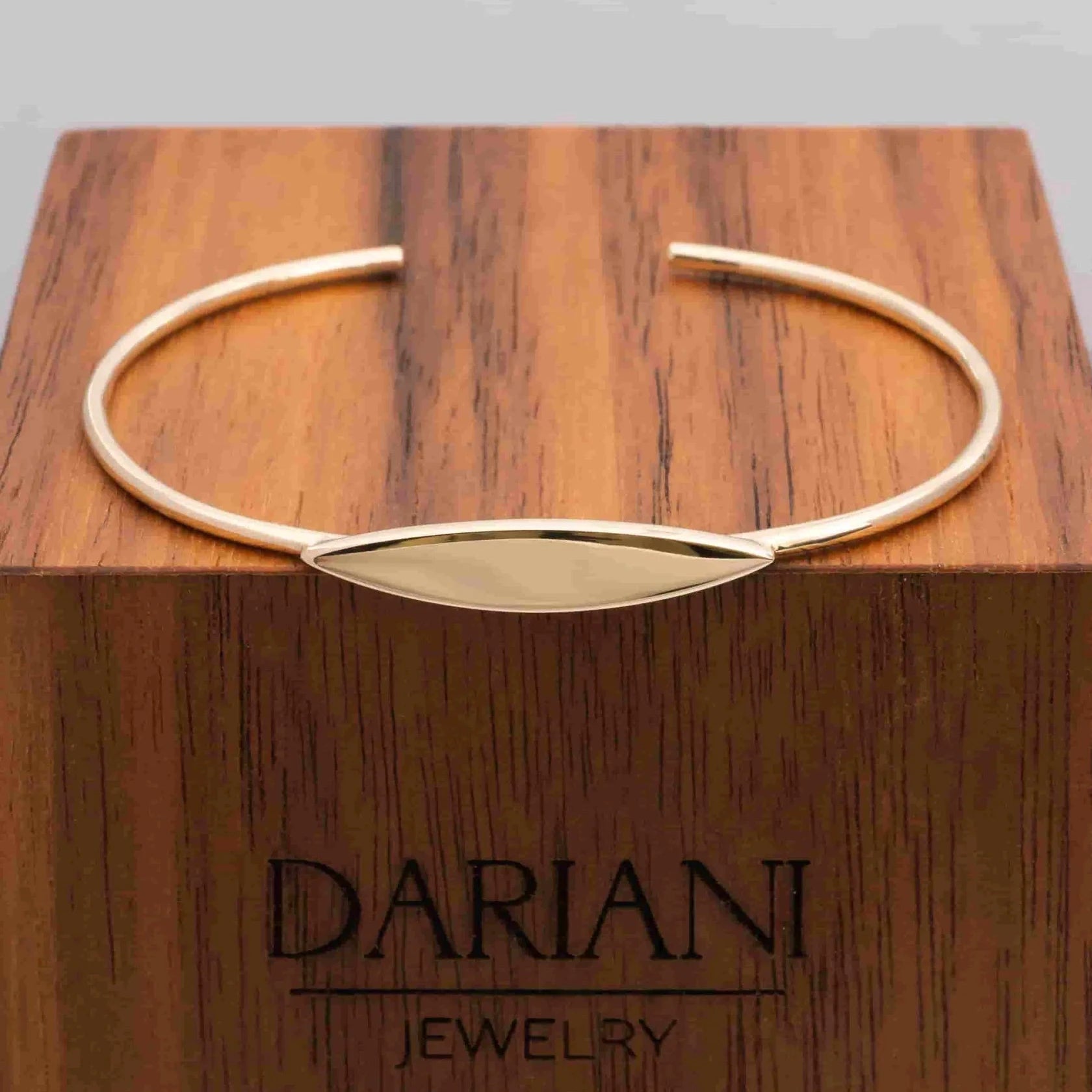 Gold Open Bracelet