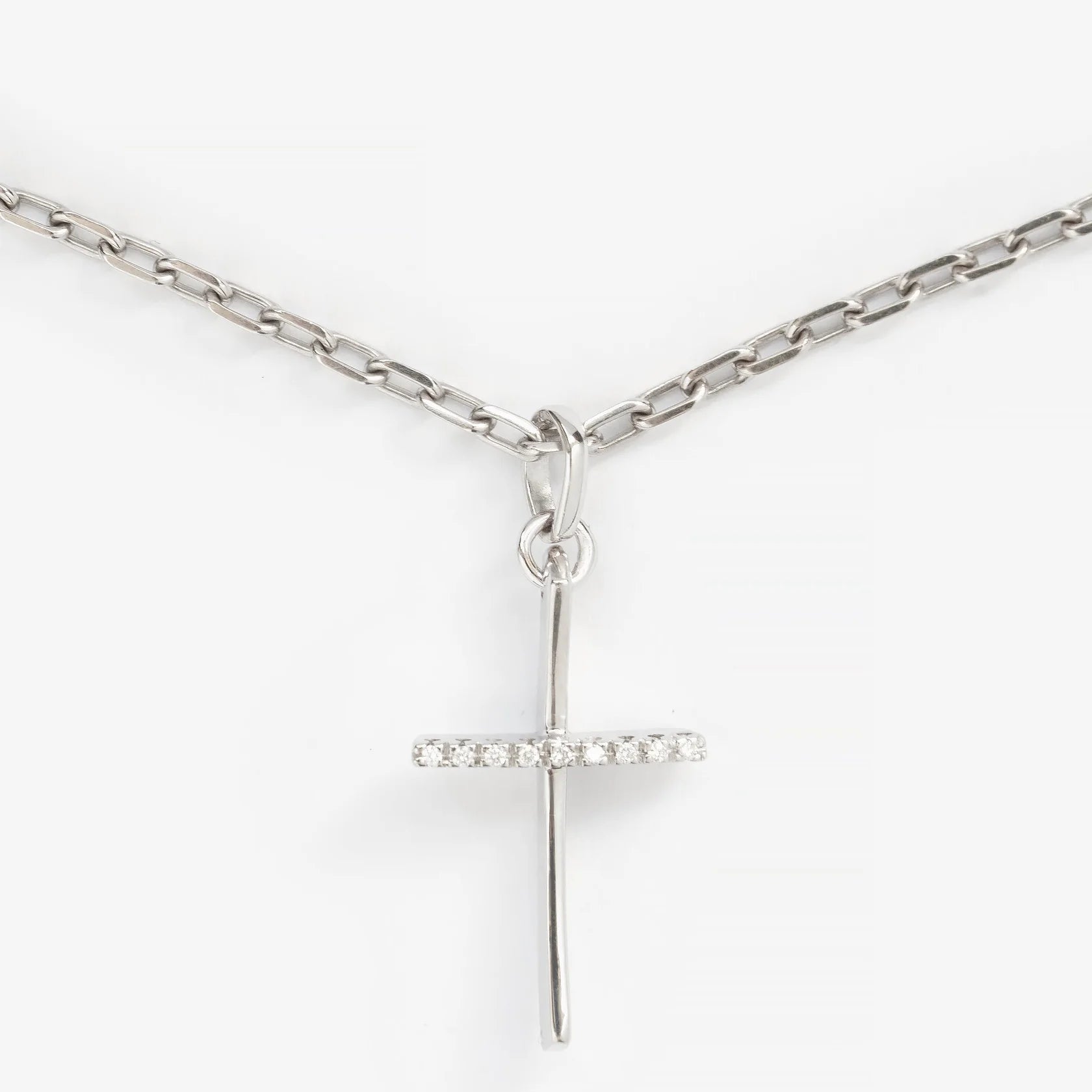 Gold Necklace with Diamonds