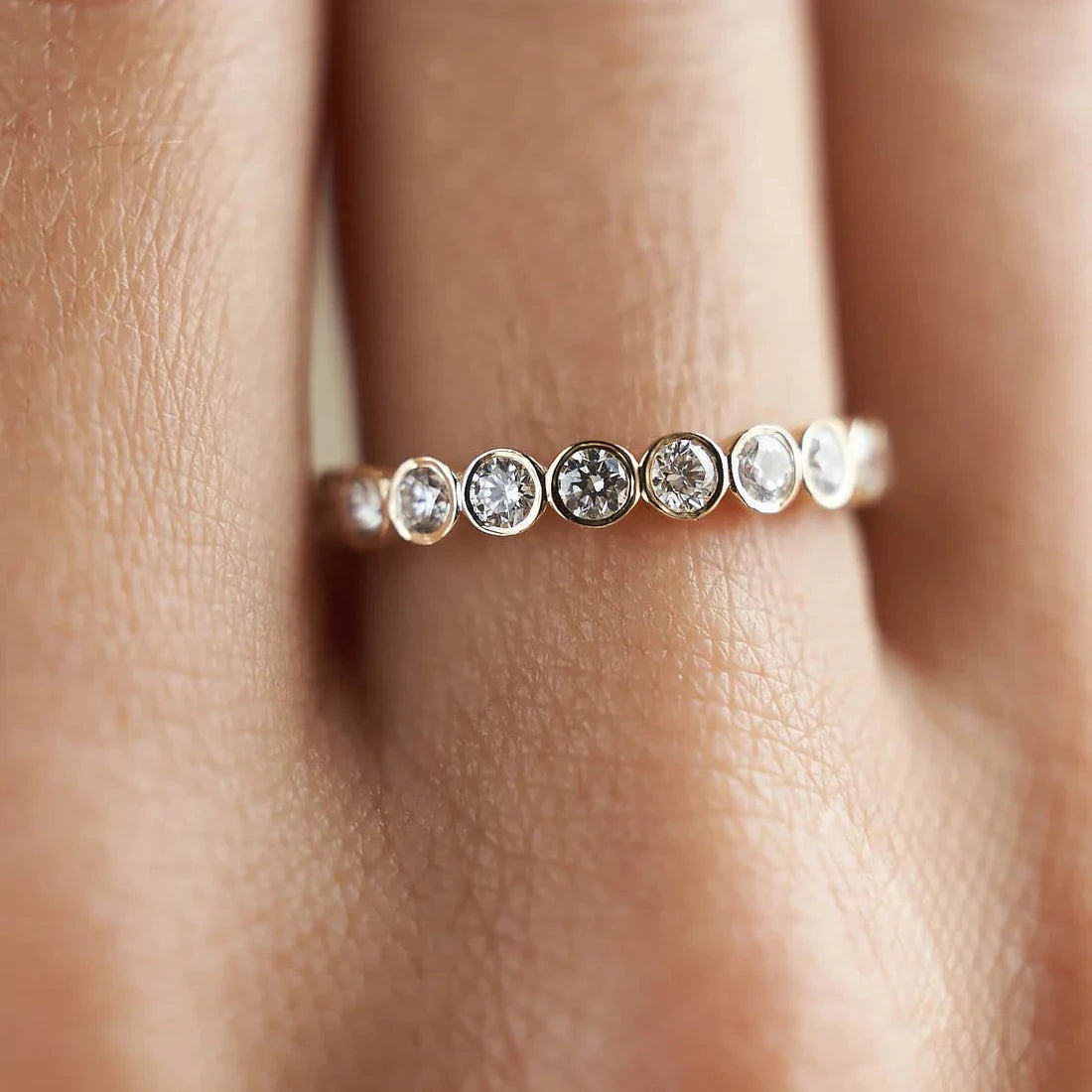 Gold Ring with Diamonds