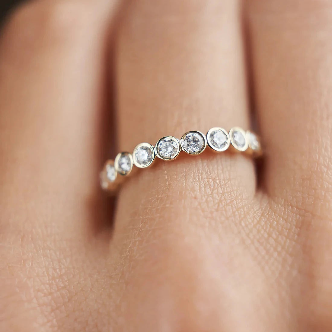 Gold Ring with Diamonds