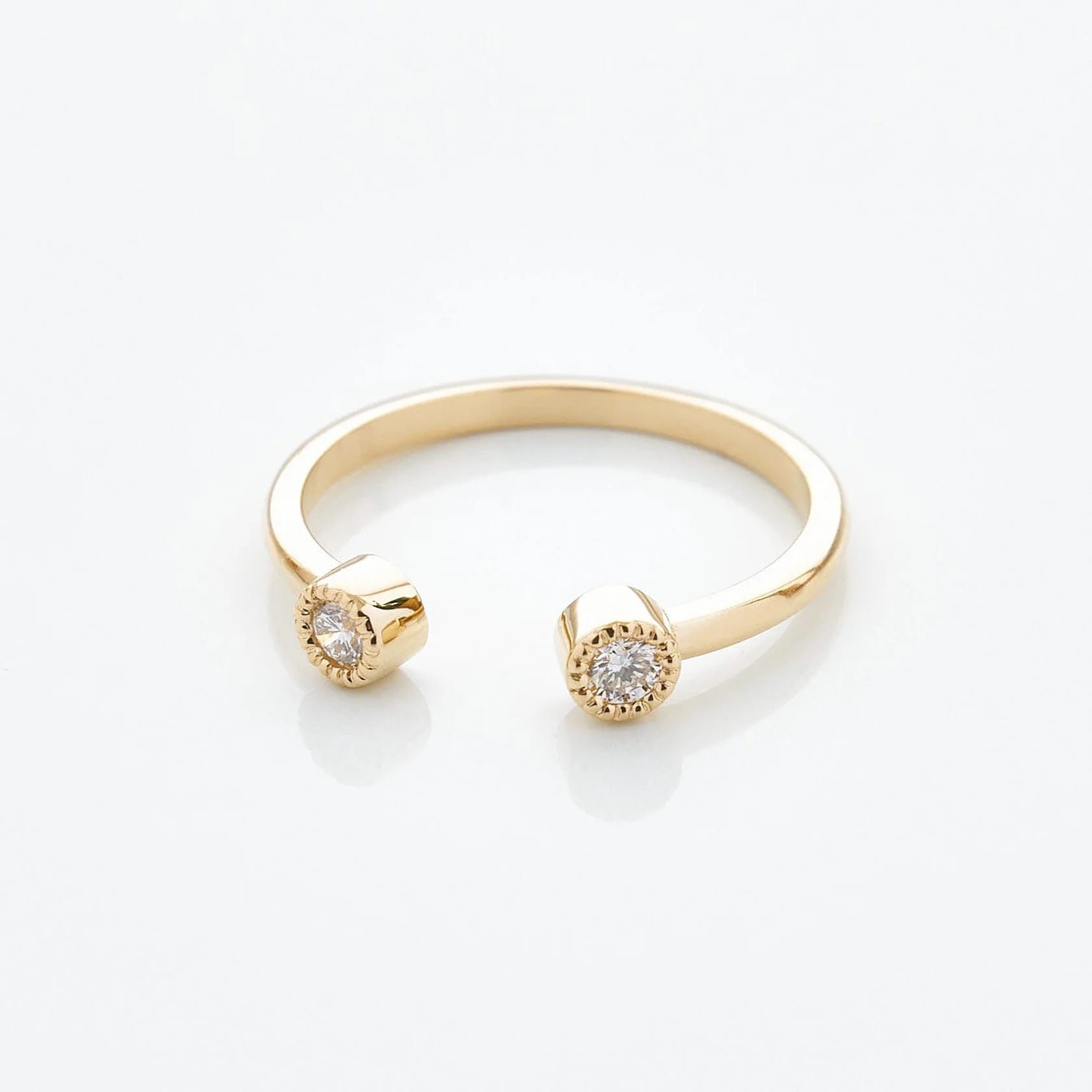 Gold Ring with Diamonds