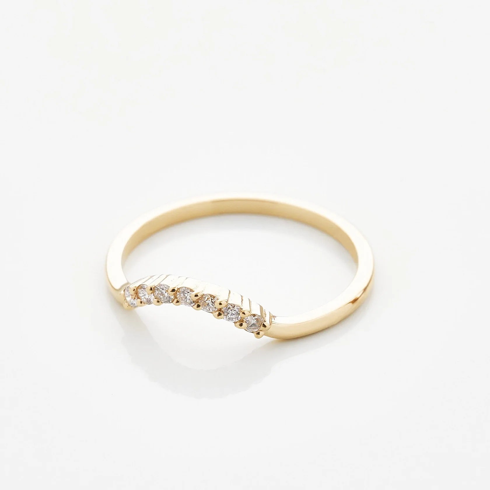 Gold Ring with Diamonds