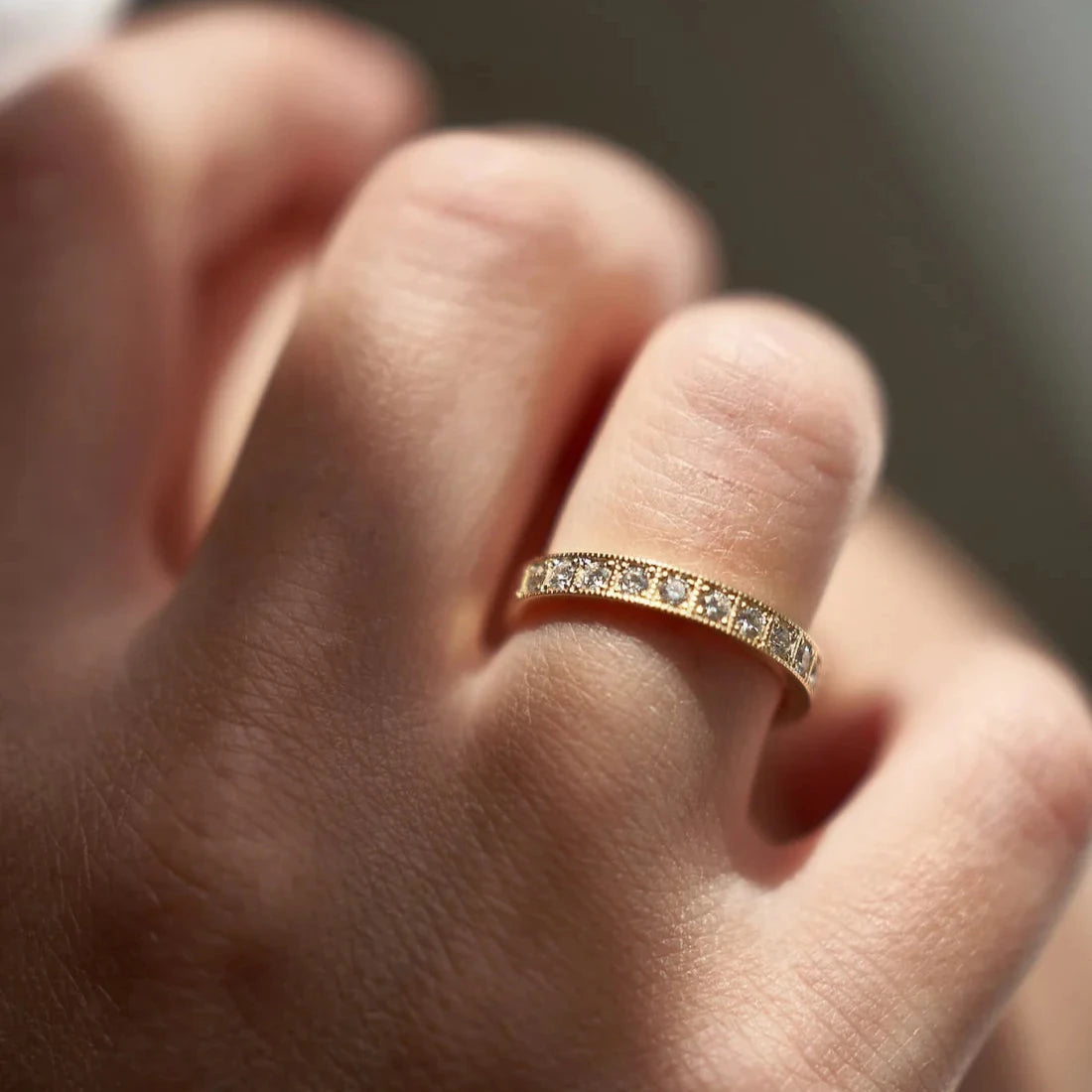 Gold Ring with Diamonds
