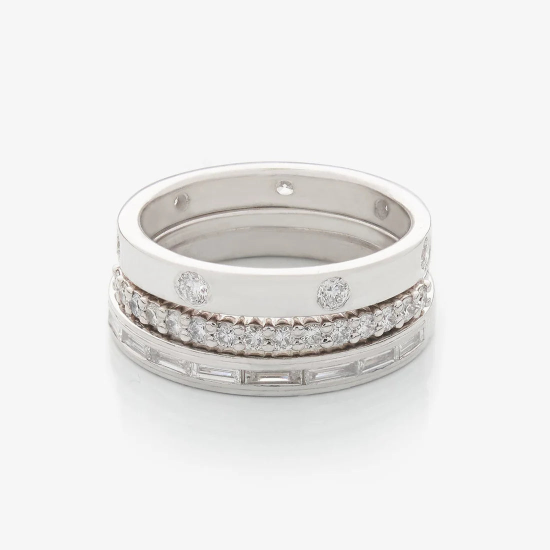 Gold Rings set with Diamonds