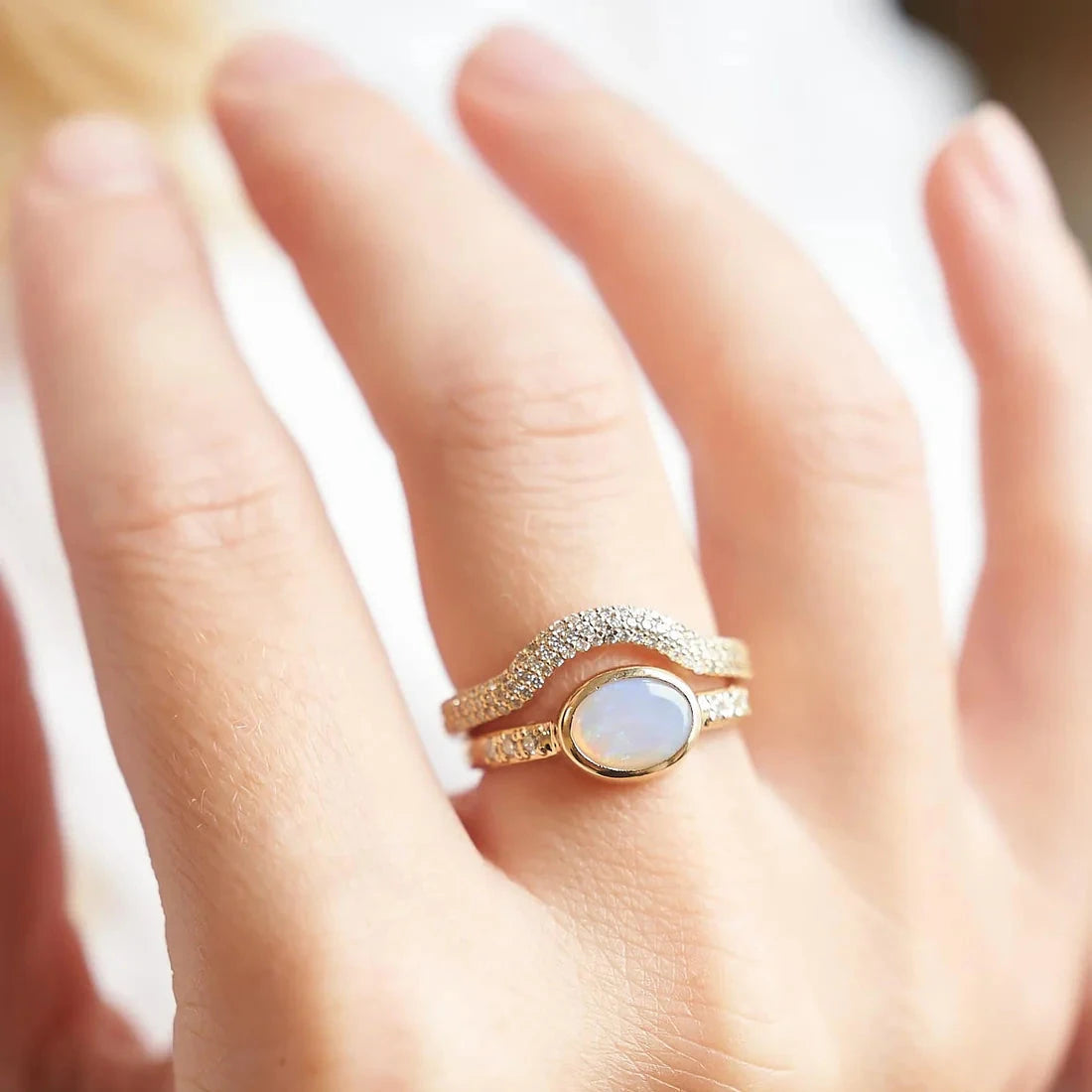 Gold Ring with Diamonds
