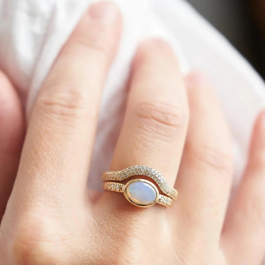 Gold Ring with Diamonds