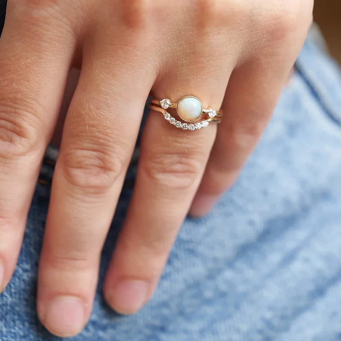 Gold Ring with Diamonds