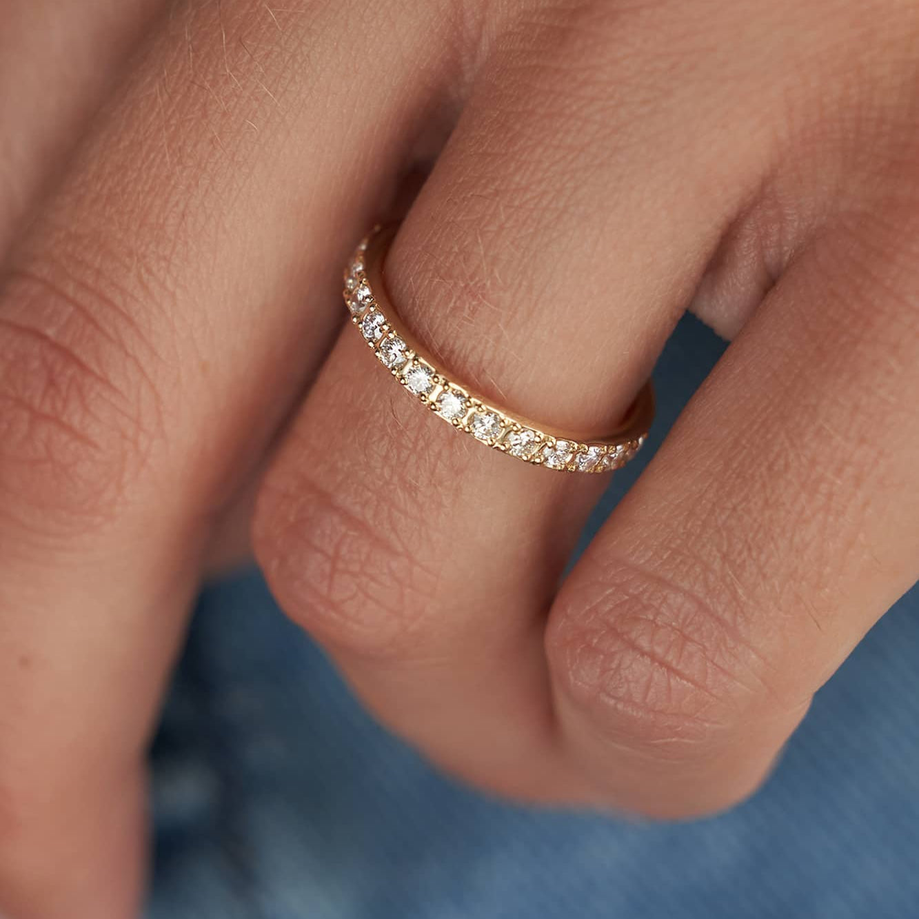 Gold Ring with Diamonds