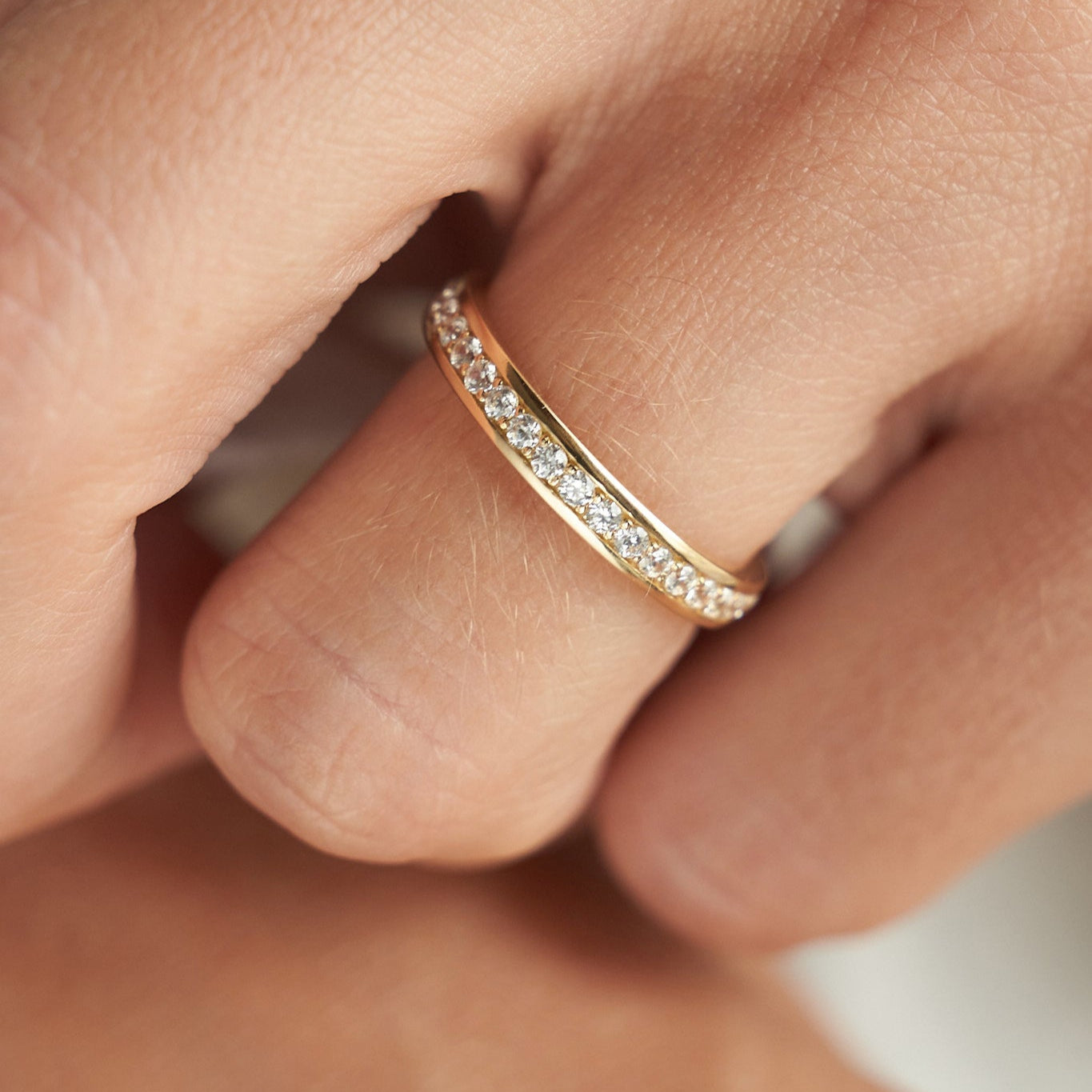 Gold Ring with Diamonds