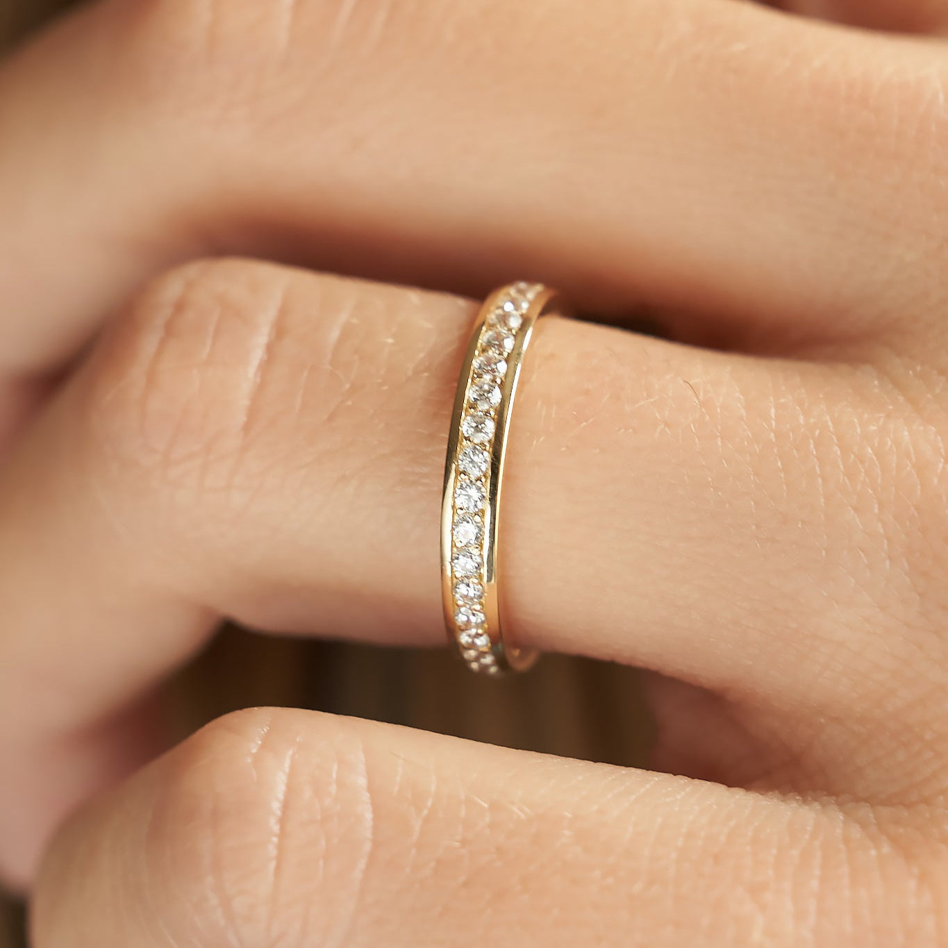 Gold Ring with Diamonds