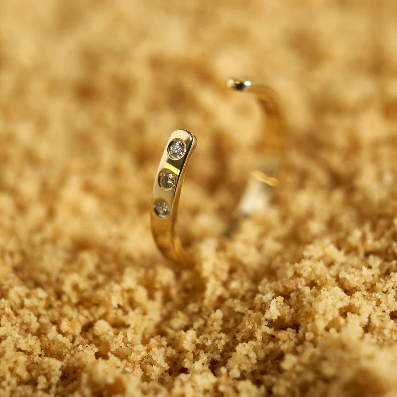 Gold Ring with Diamonds