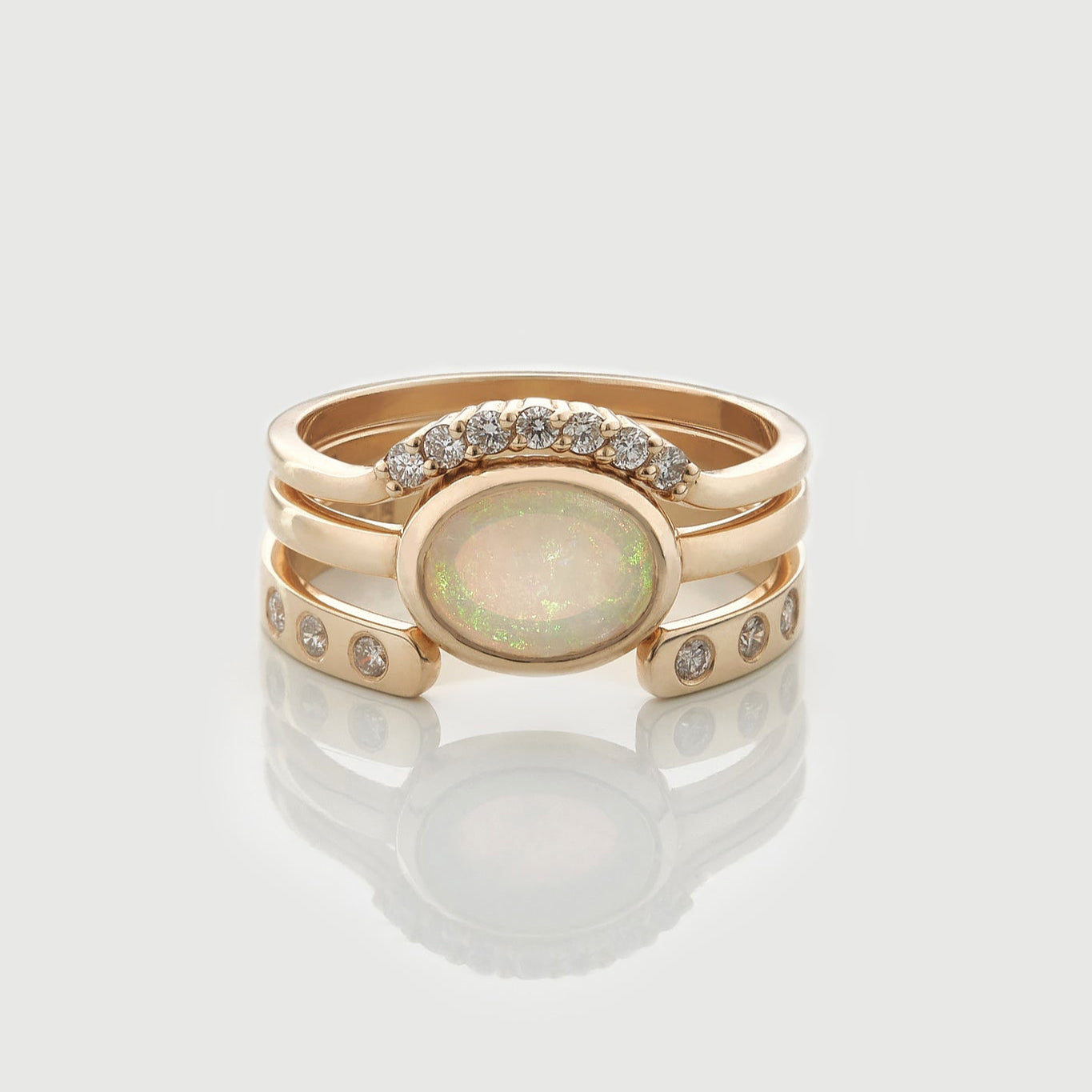 Gold Ring with Diamonds