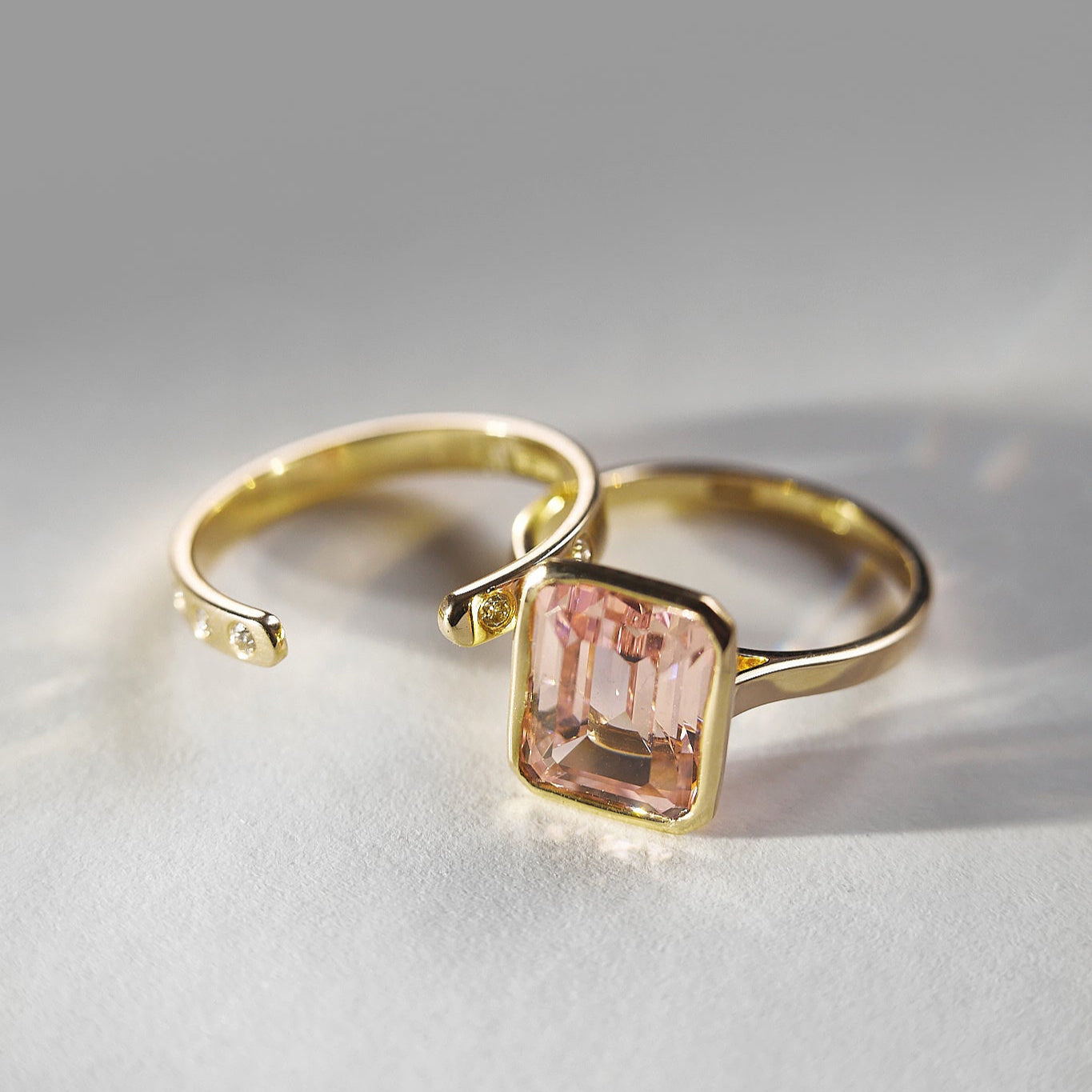 Gold Ring with Diamonds