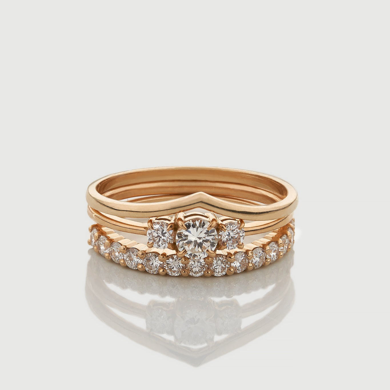Gold Ring with Diamonds
