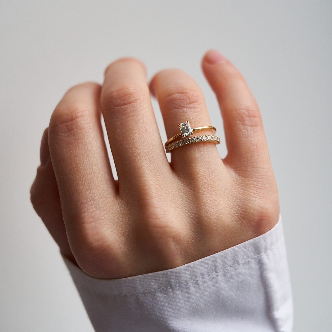 Gold Ring with Diamonds