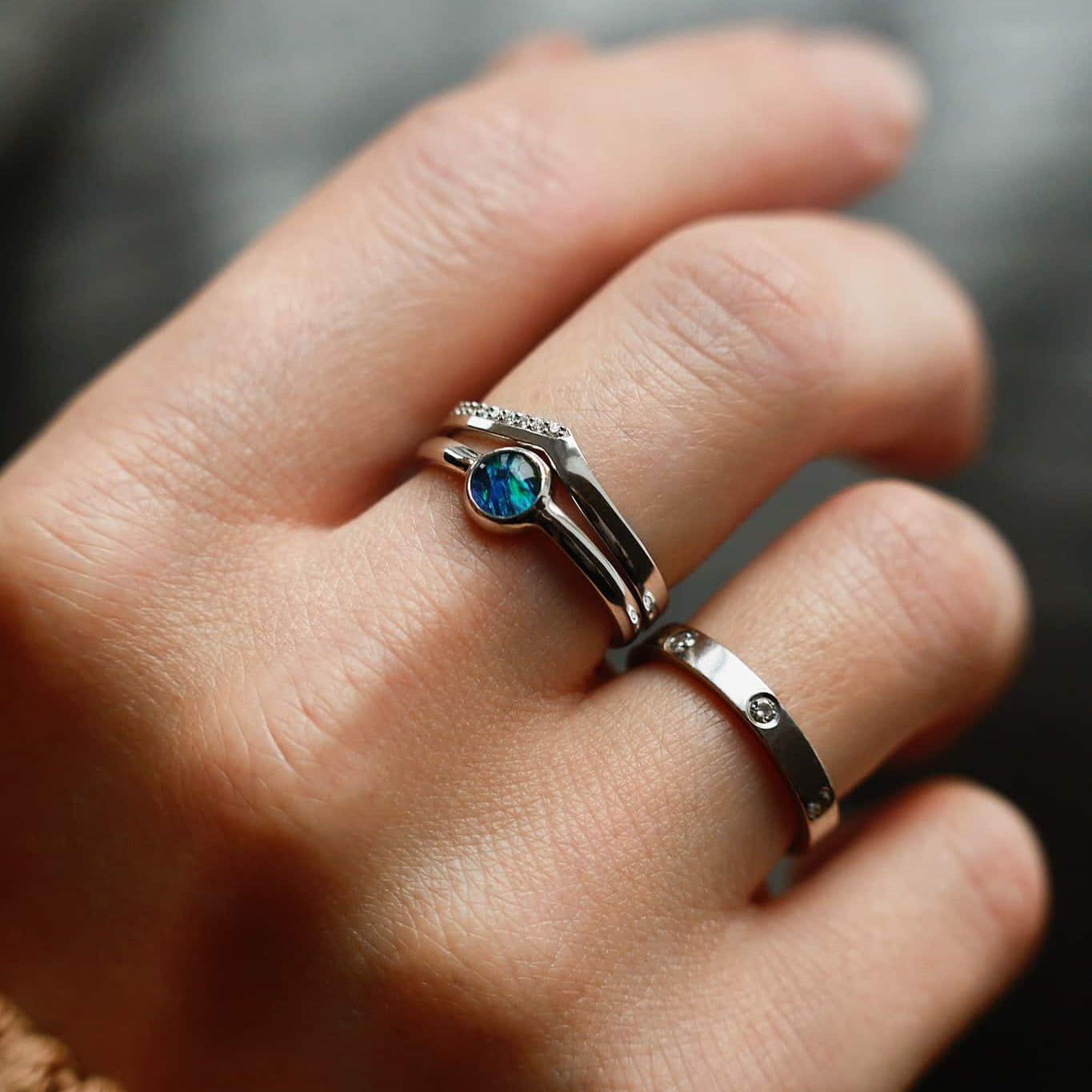 Gold Ring with Diamonds