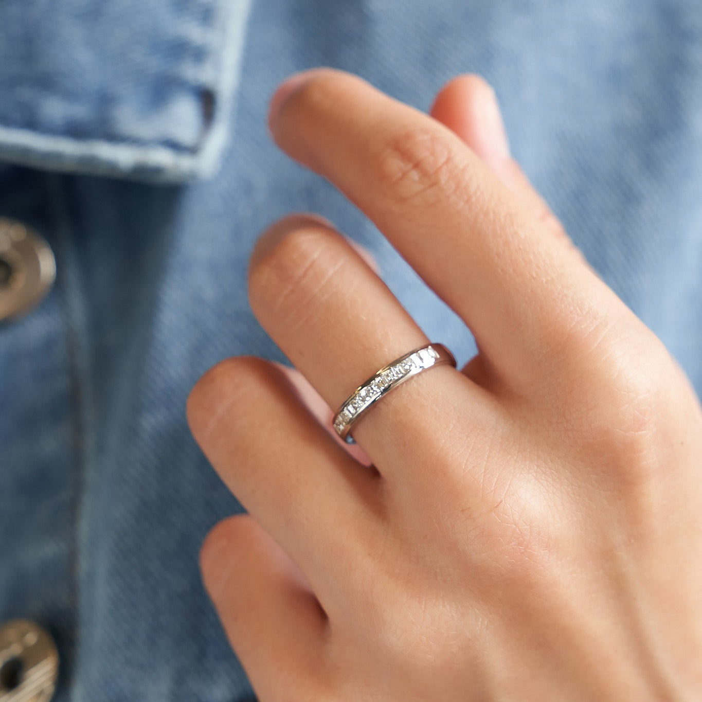 Gold Ring with Diamonds